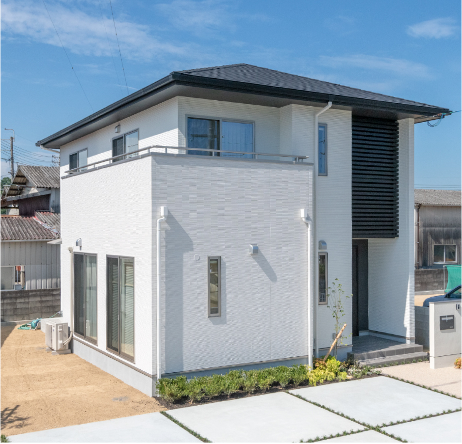 総社市井尻野モデルハウス外観