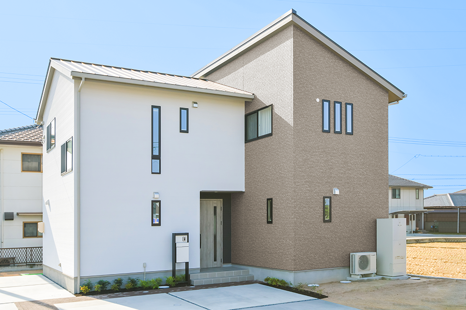 総社市駅南モデルハウス外観